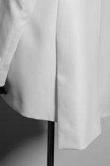 Asymmetrical White Suit