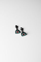 Crystal Heart Watermelon Cufflinks