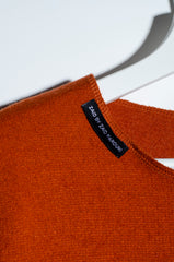 Orange Motif Sweater