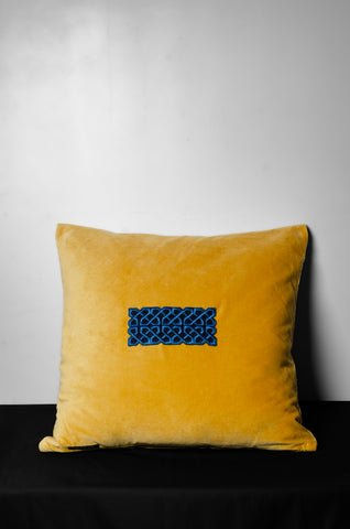 Geometric Motif Cushion