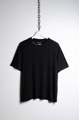 Contrast Stitch Black T-shirt