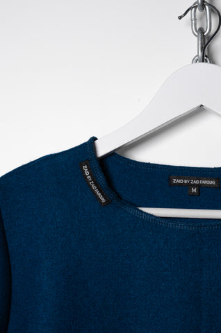 Blue Motif Sweater