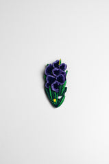 The Black Iris Brooch - ZAID FAROUKI