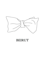 Red Silk Classic Bow Tie