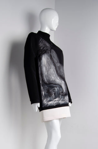 The Monochromatic Pose Dress - ZAID FAROUKI