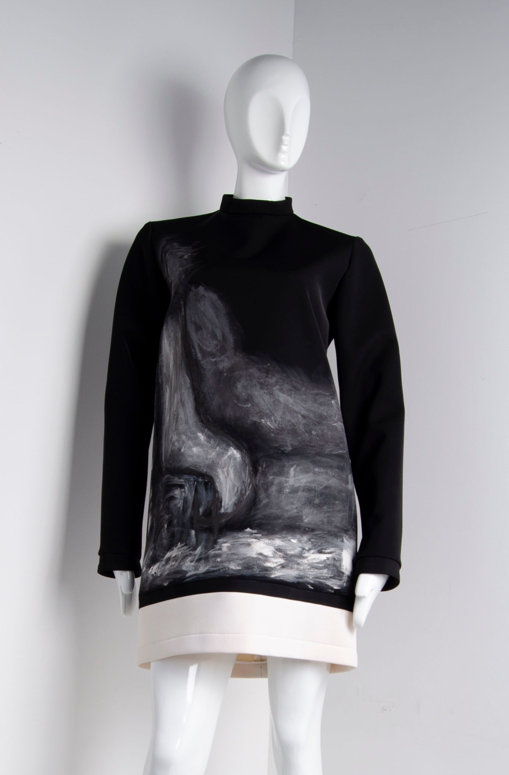 The Monochromatic Pose Dress - ZAID FAROUKI