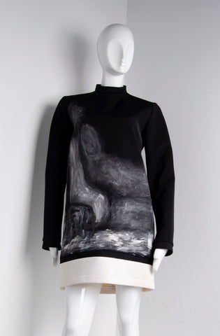 The Monochromatic Pose Dress - ZAID FAROUKI