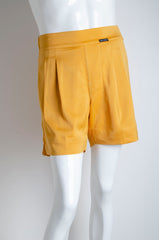 Amber Yellow Tailored Shorts