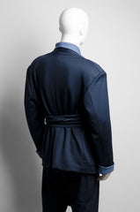 Navy-Blue Reversible Suit Jacket