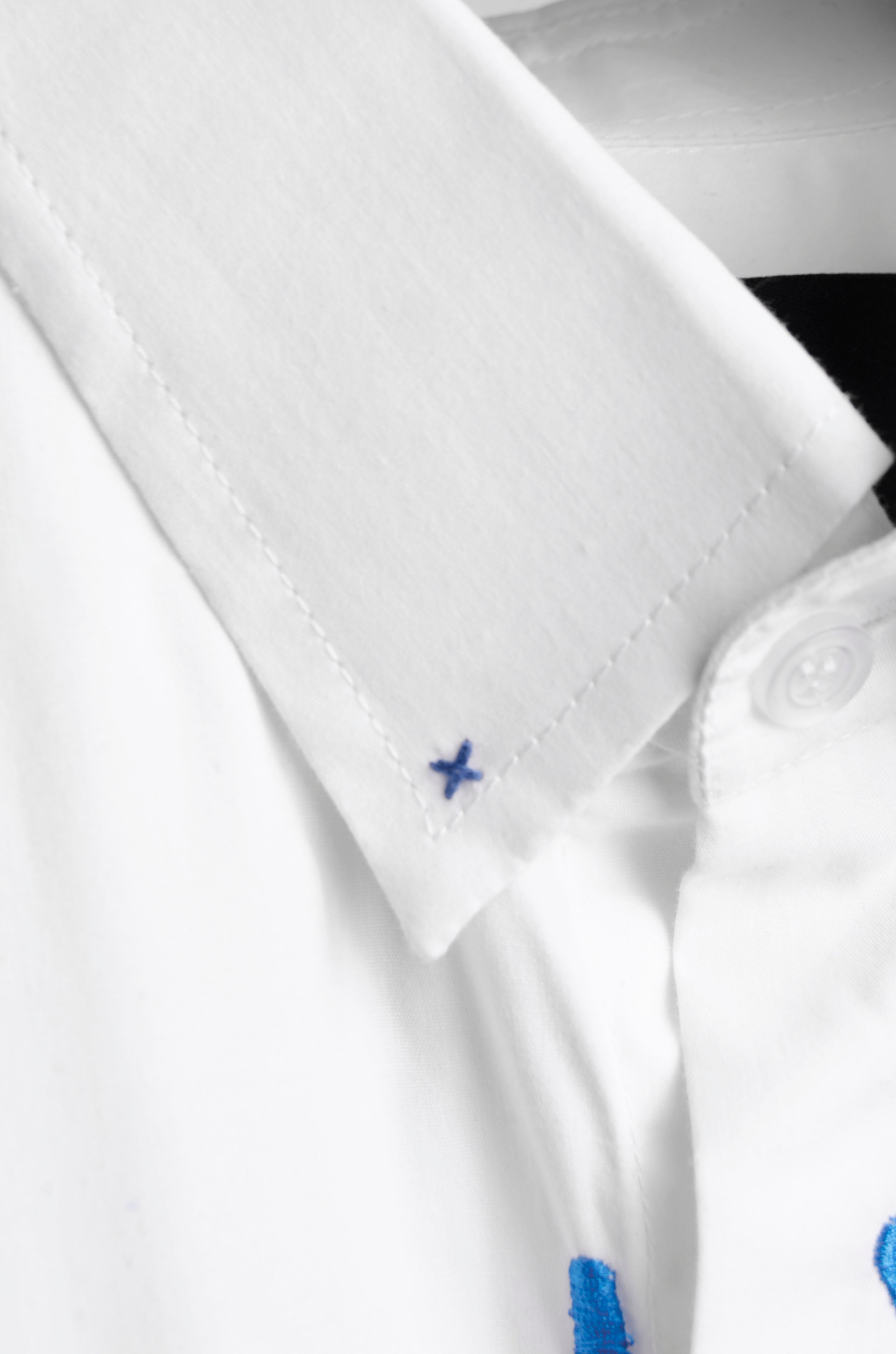 Embroidered White Shirt
