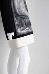The Monochromatic Pose Dress - ZAID FAROUKI