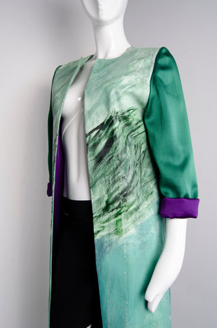 Hand Painted Dripping Amends Coat - ZAID FAROUKI