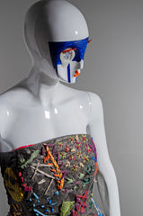 High Low Embroidered Dress - ZAID FAROUKI