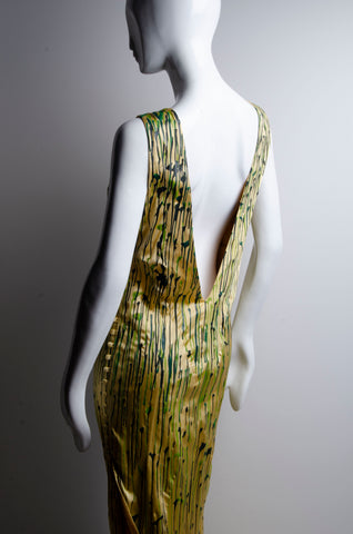 Handpainted Drip Gown - ZAID FAROUKI