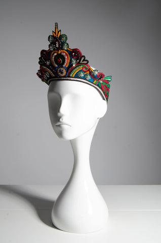 Hand-Embroidered Crown