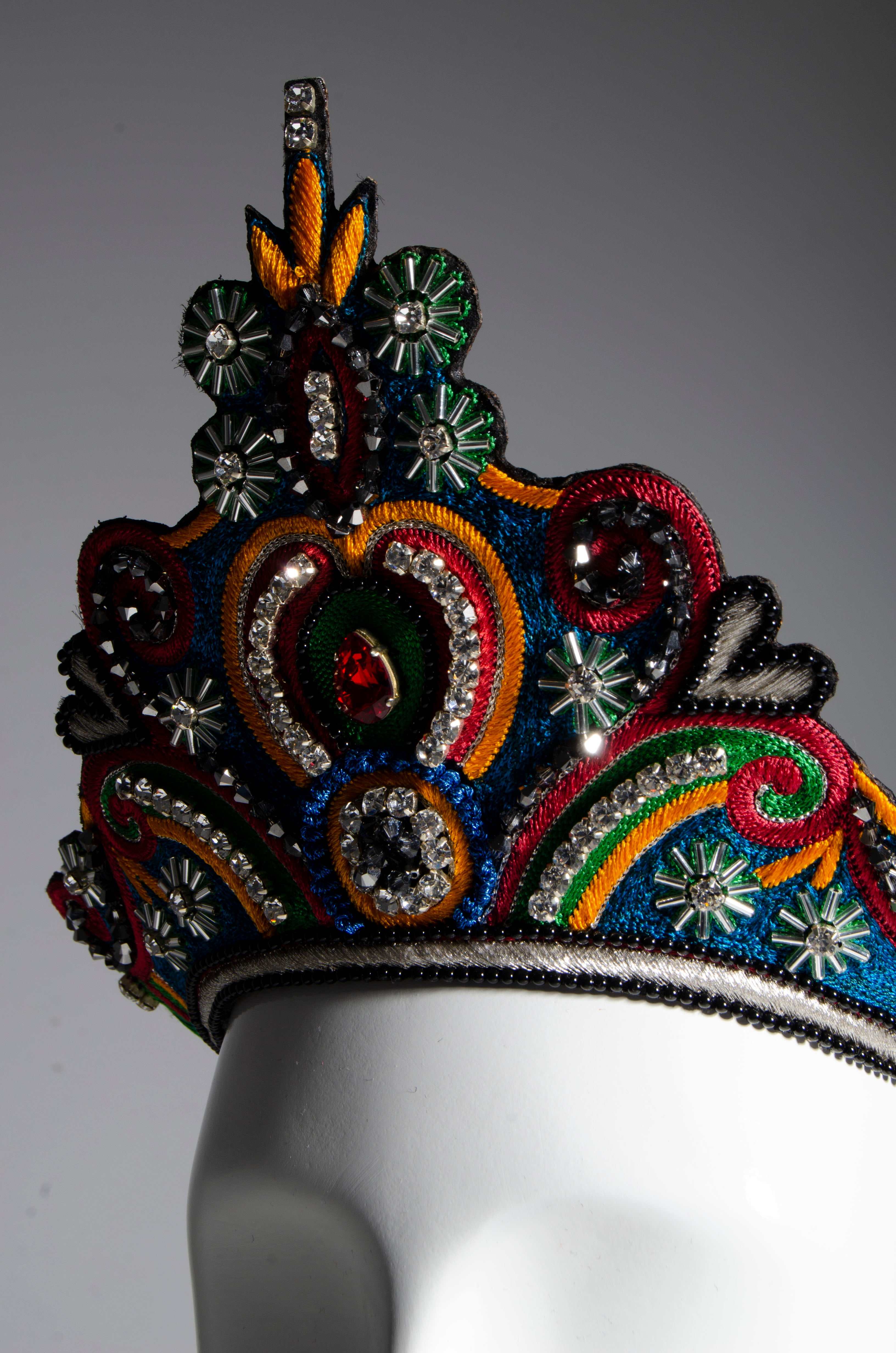 Hand-Embroidered Crown