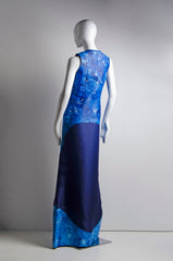 Handpainted Portrait Gown - ZAID FAROUKI