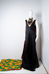 Embroidered Trail Gown - ZAID FAROUKI