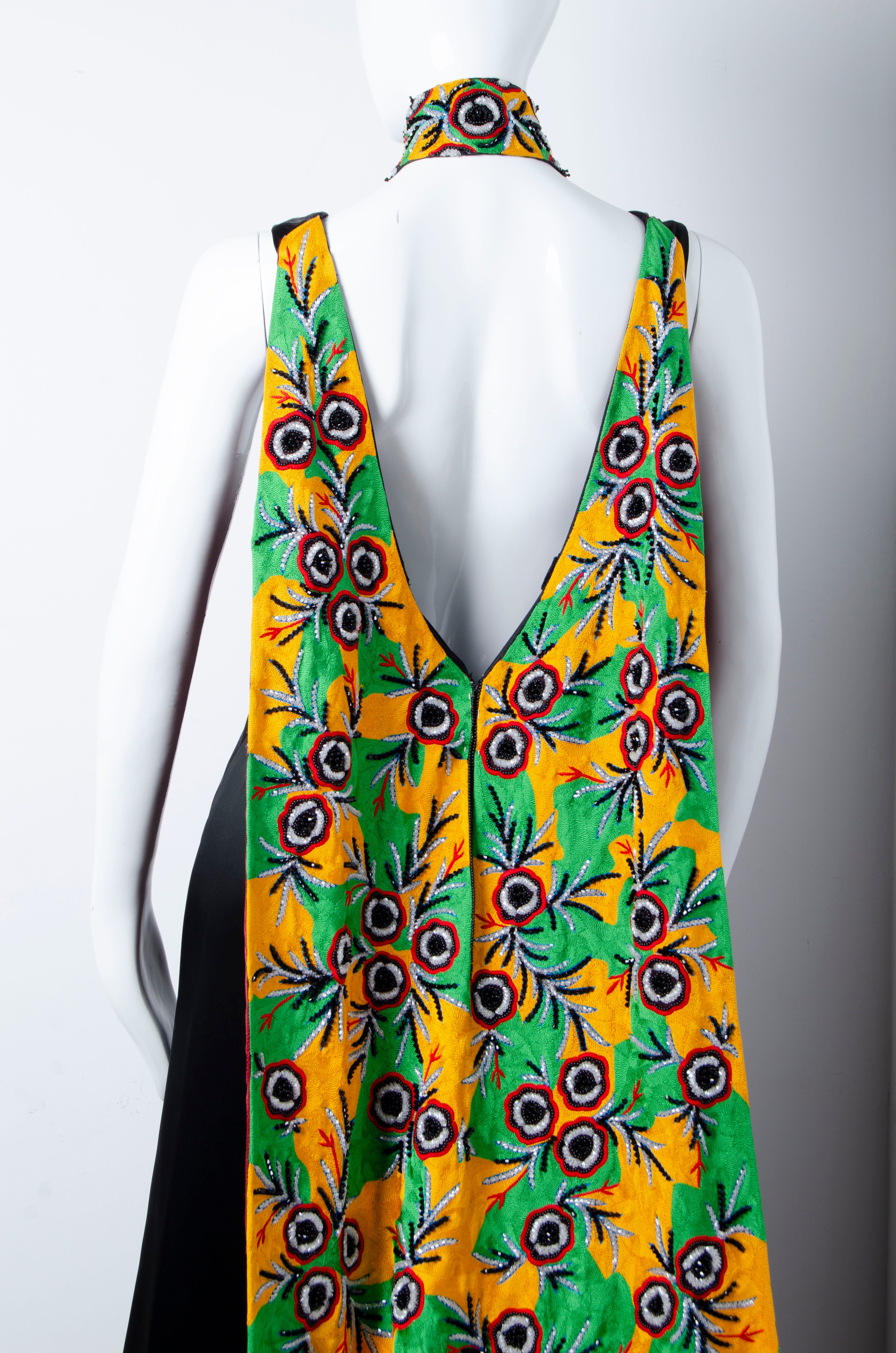 Embroidered Trail Gown - ZAID FAROUKI