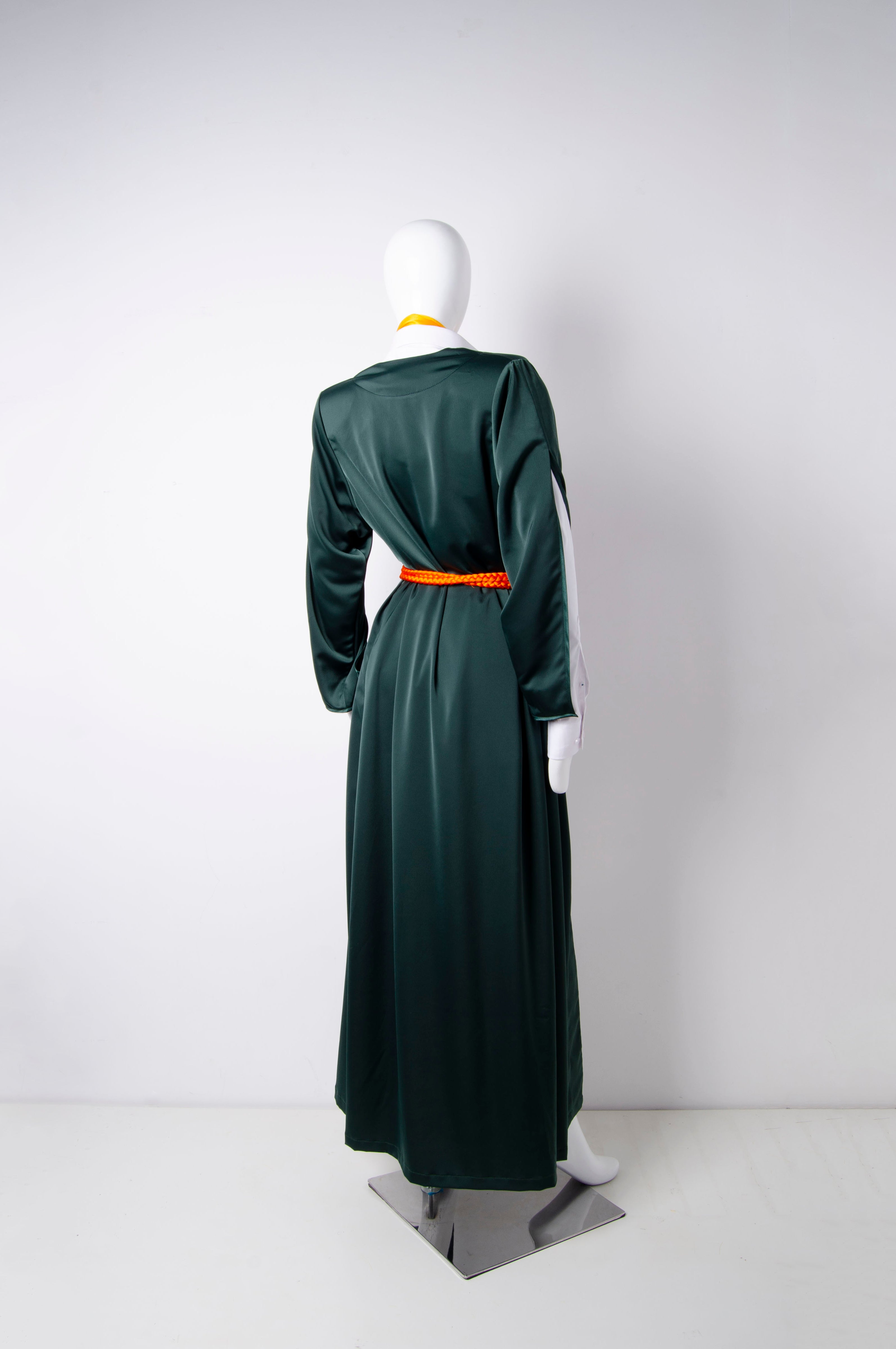 Long Green Abaya