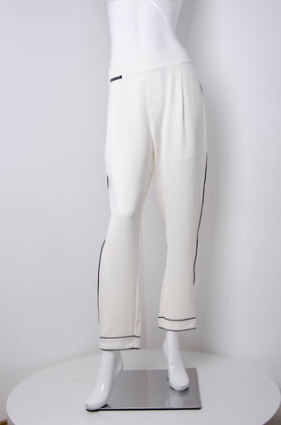 White Pyjama Chic Pants
